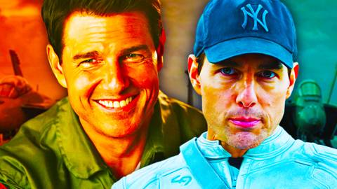 Tom Cruise 2024 Oblivion Tom Cruise Green Winter Leather Jacket