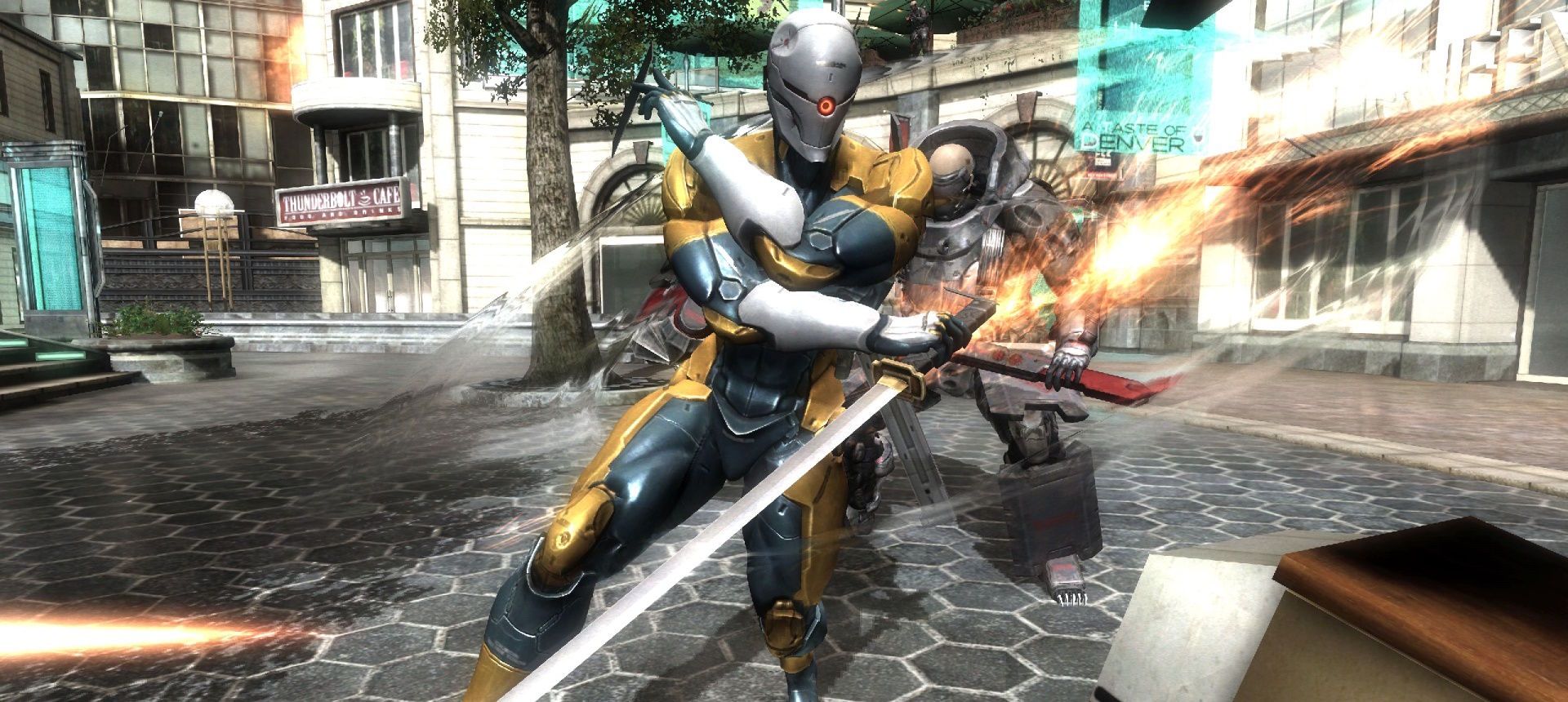 Grey Fox Cyborg Ninja in Metal Gear Rising