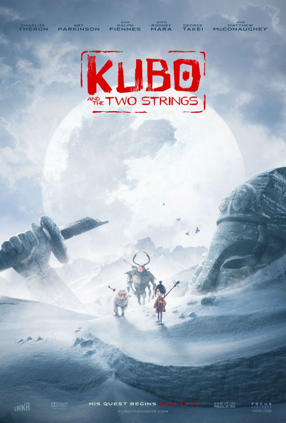 Kubo and the Two Strings Trailer #3 & Posters: Kubo’s Adventure Begins