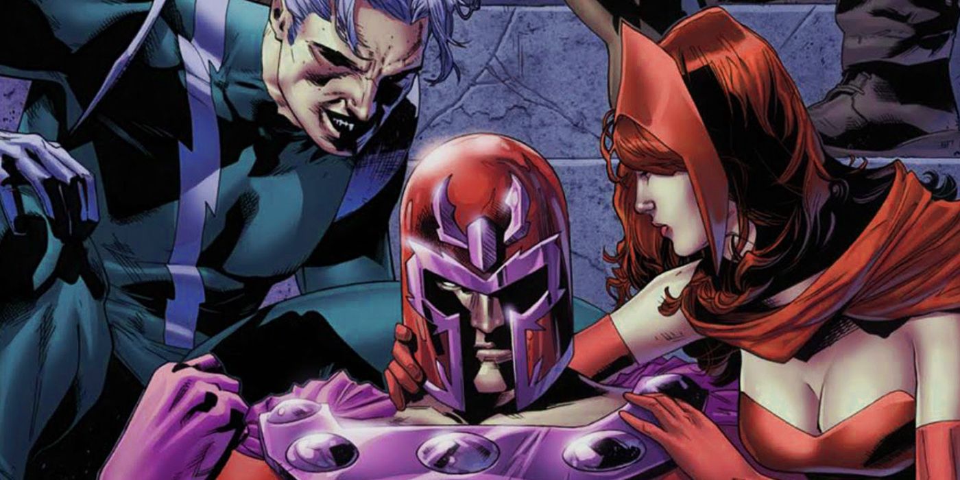 Scarlet Witch Quicksilver and Magneto