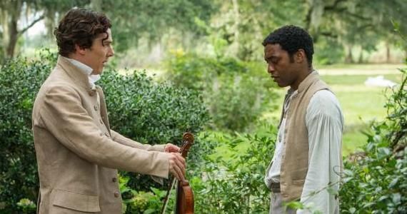 Benedict Cumberbatch and Chiwetel Ejiofor in 12 Years a Slave