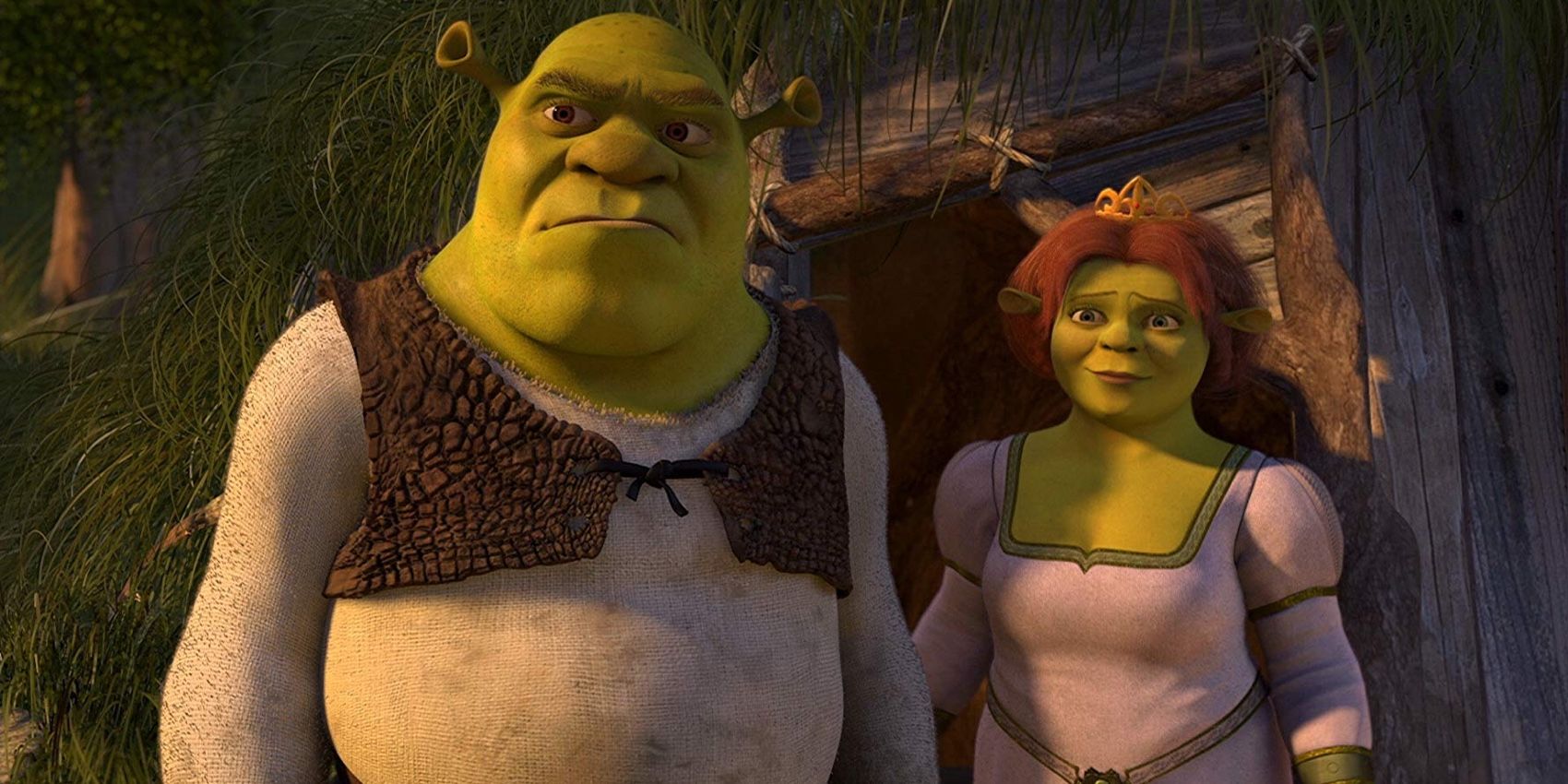 Shrek and Fiona in Shrek 2