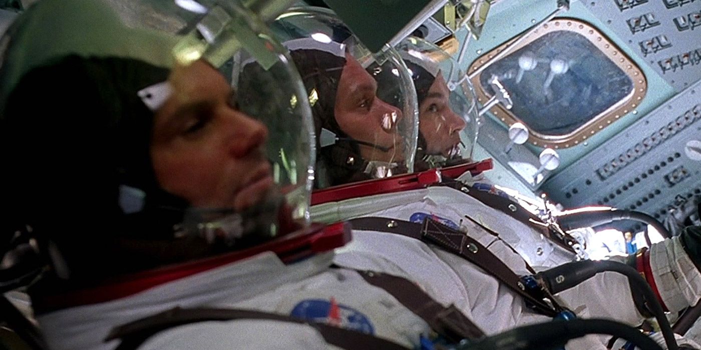 Jim, Fred and Jack on the space shuttle in Apollo 13