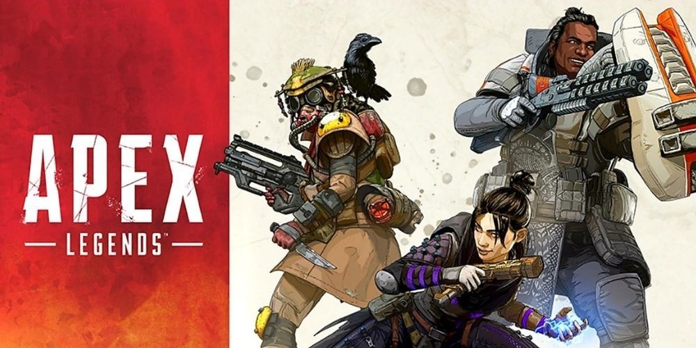 The heroes of Apex Legends pose for the game's cover shot