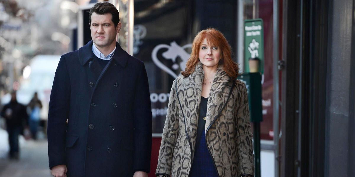 Billy Eichner and Julie Klausner in Difficult People