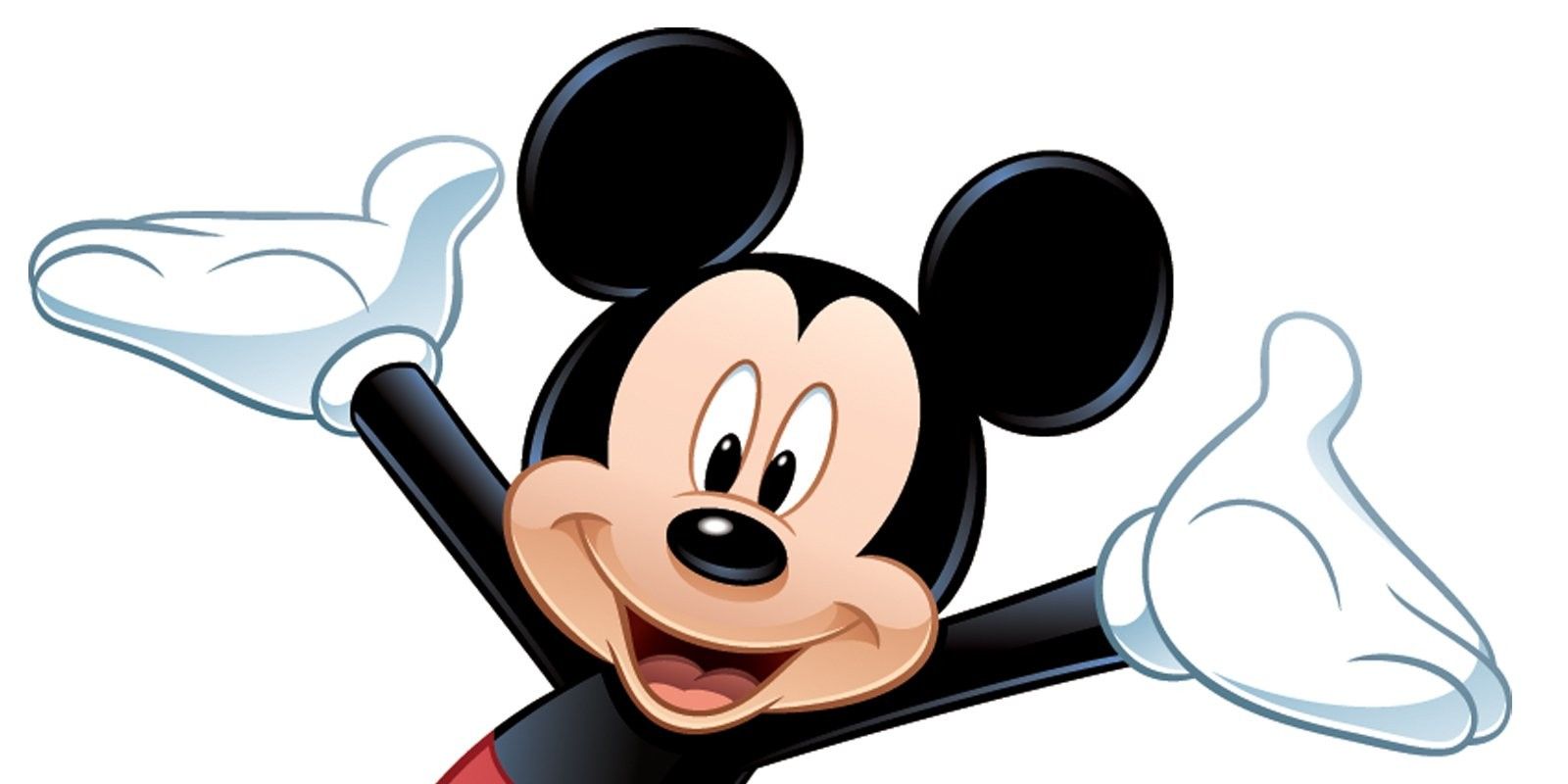mickey mouse with his arms outstretched