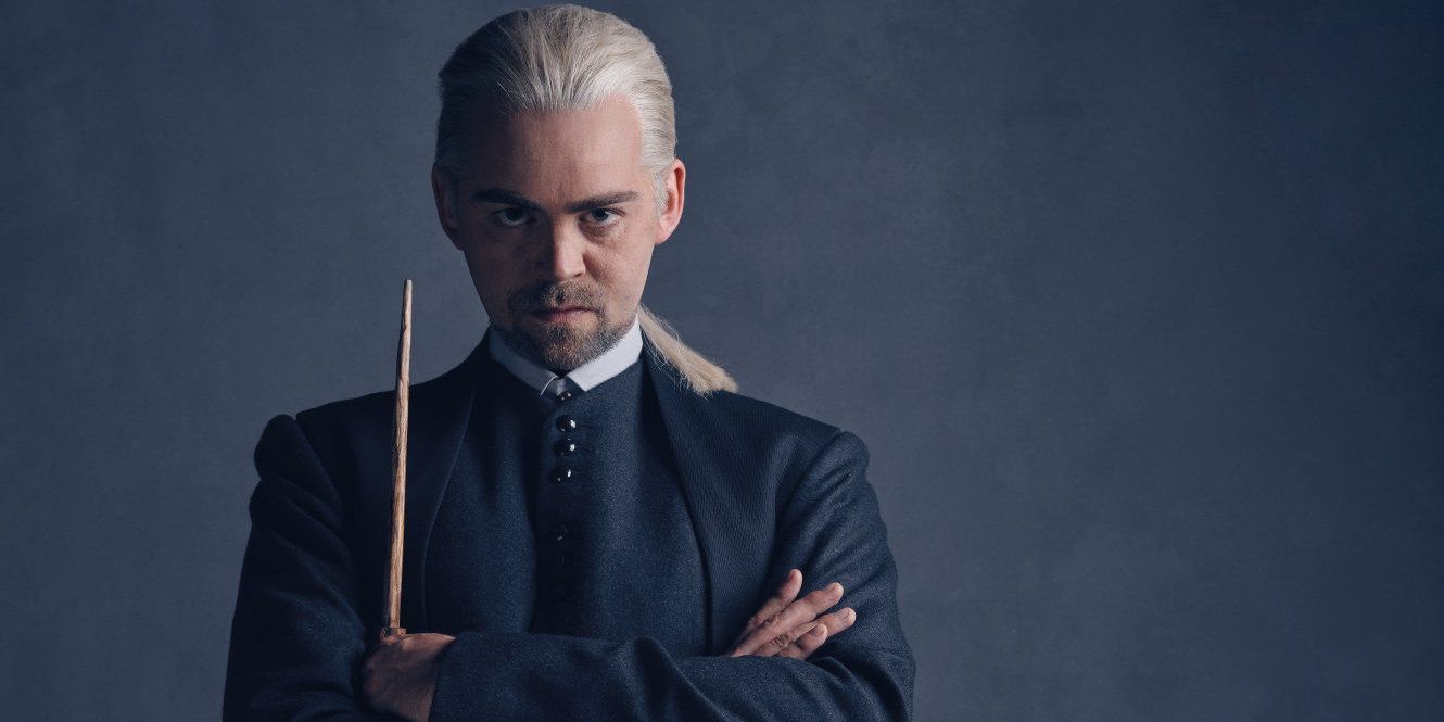 Alex Price as Draco Malfoy in Harry Potter and the Cursed Child
