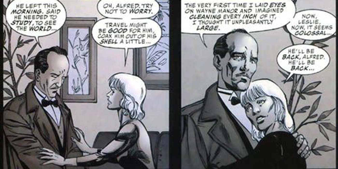 Alfred's romance with Leslie Thompkins