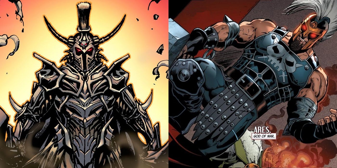 Ares the DC Wonder Woman villain, and Ares the Marvel god