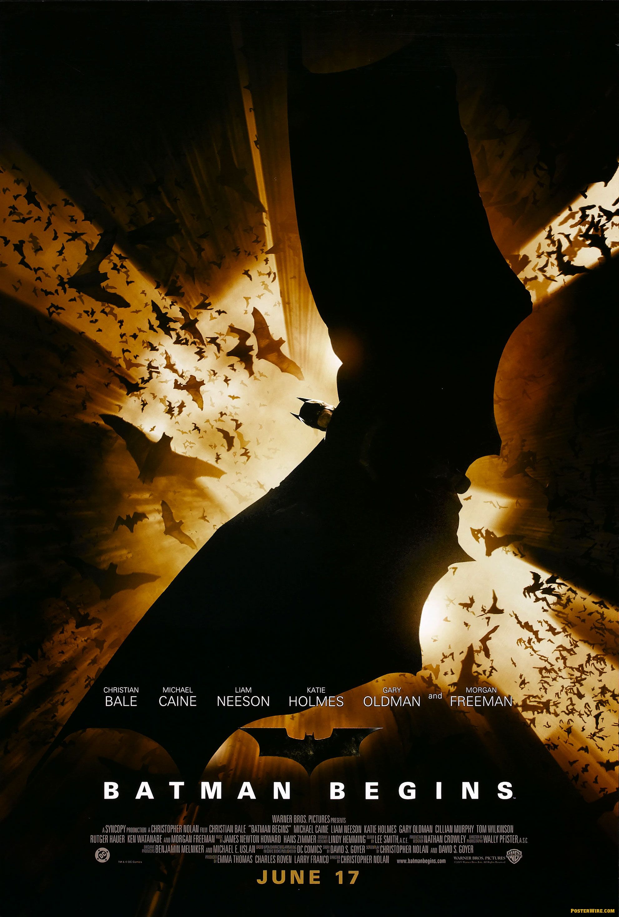 Poster Batman Mulai Terbang