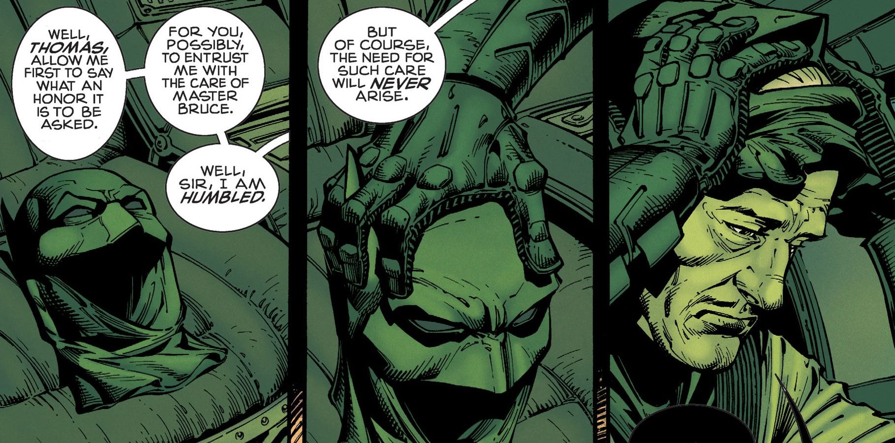 Batman Rebirth Alfred in the Batsuit