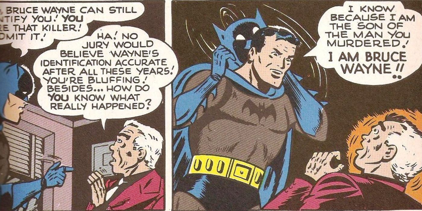 Bruce Wayne Reveals Himself to Joe Chill