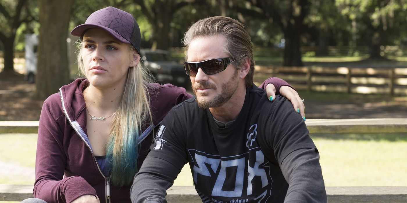 Busy Phillips and Shea Whigham in Vice Principals