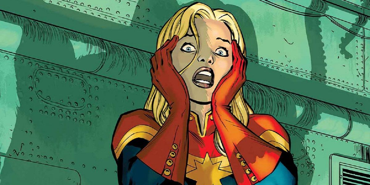 Captain Marvel Carol Danvers gasp