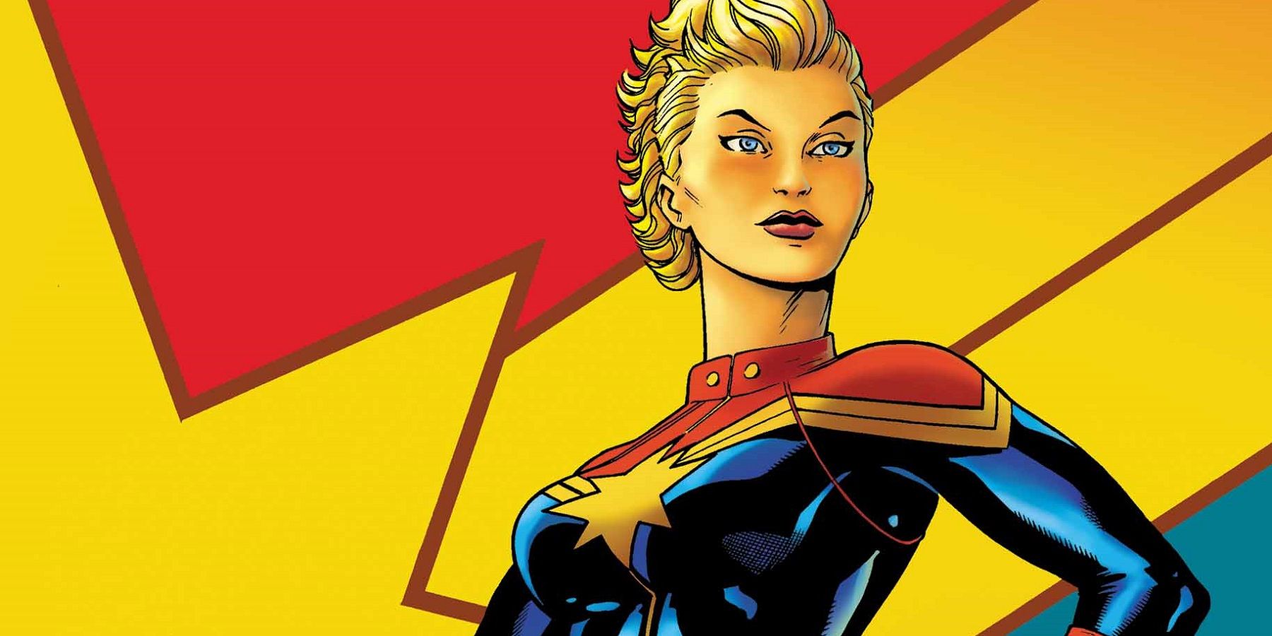 Carol Danvers in her new Captain Marvel costume
