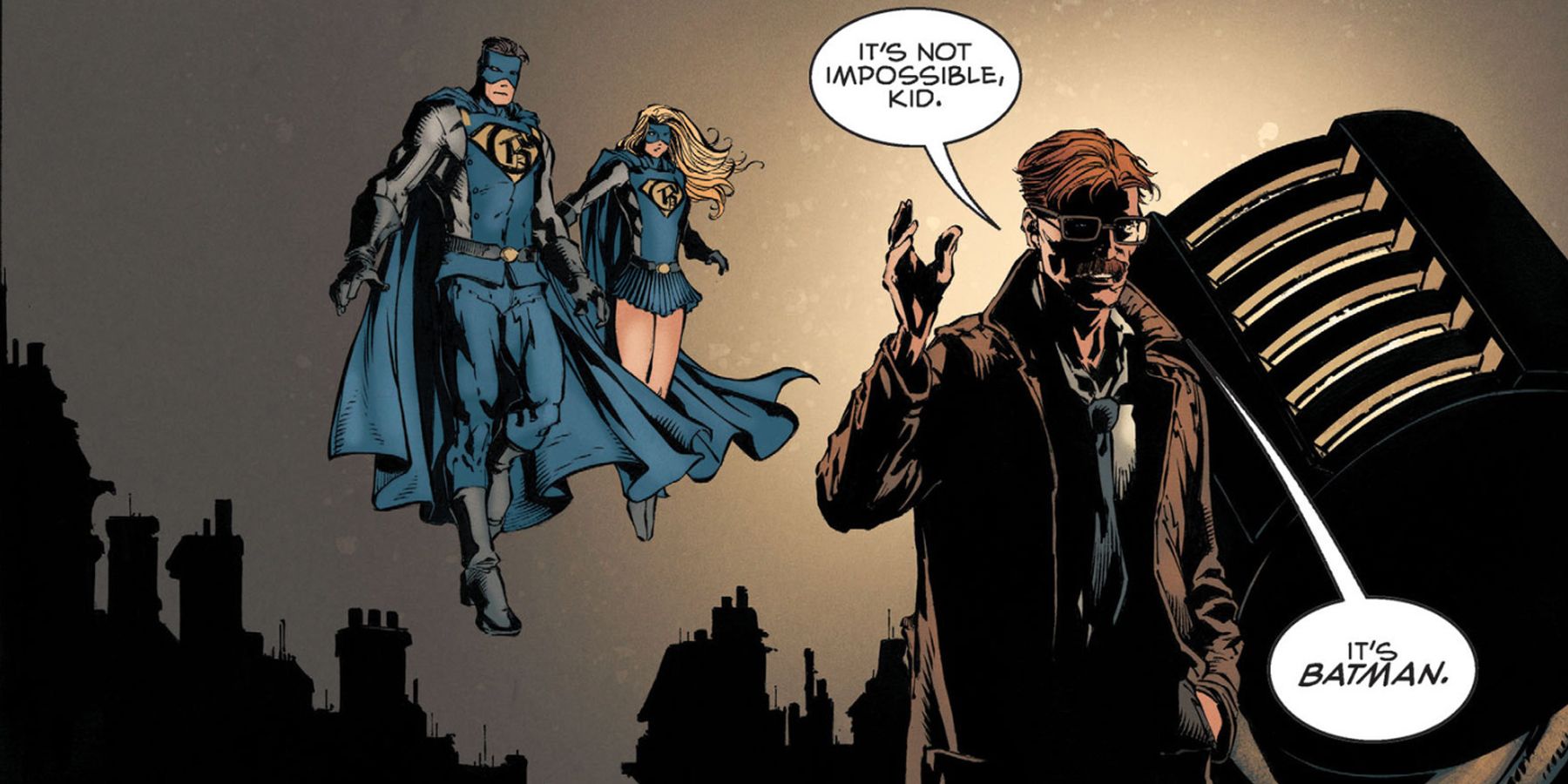 Commissioner Gordon explains the Batman in DC Rebirth