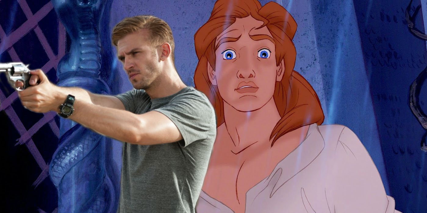 Dan Stevens and the Beast in human form in the animated Beauty and the Beast.