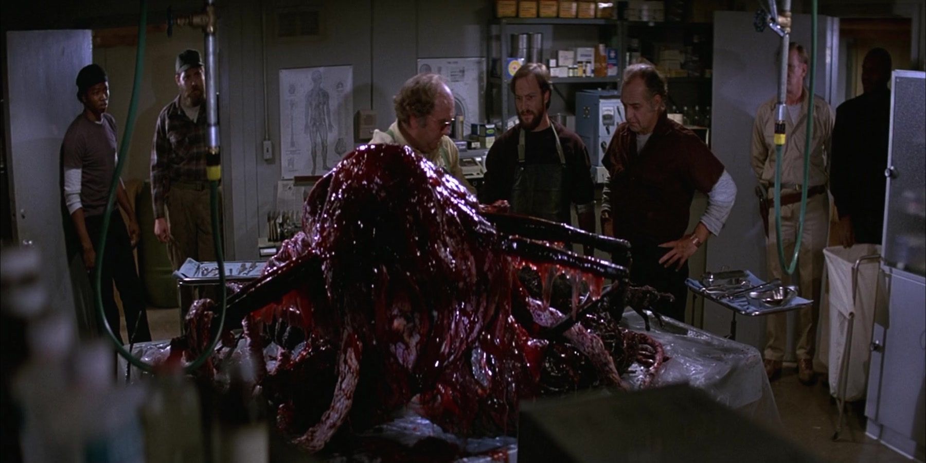 The Thing practical effects monster