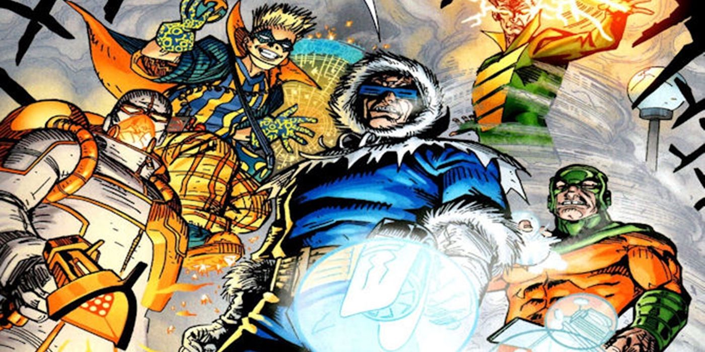 Flash Rogues Gallery stand around Captain Cold