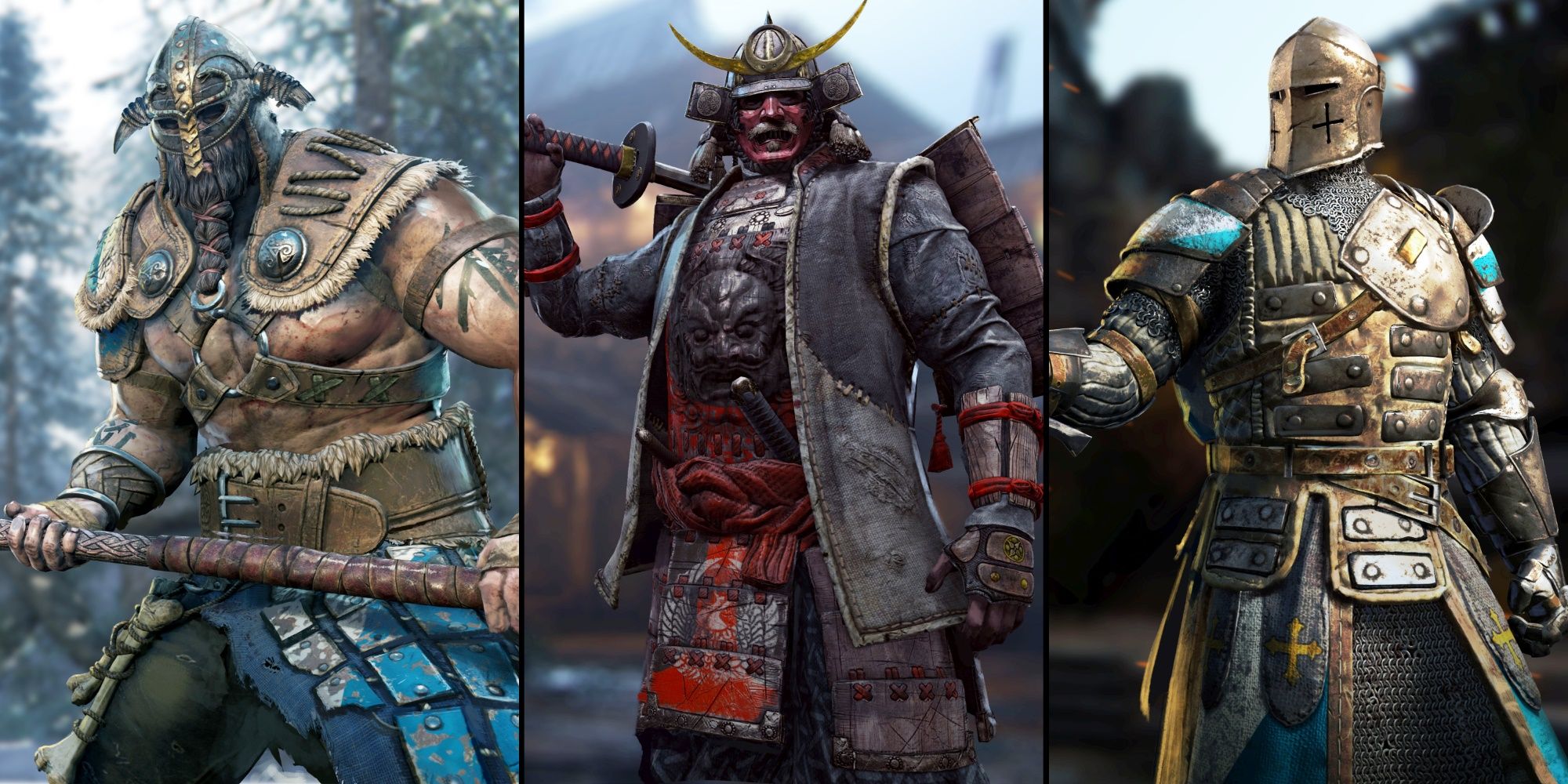 For Honor Viking Samurai Knights