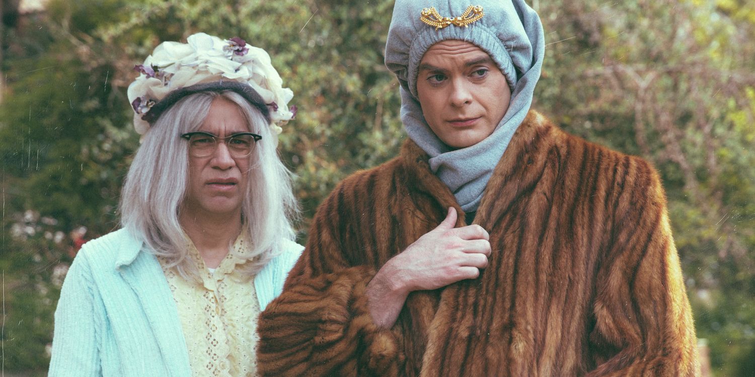 Fred Armisen and Bill Hader look on in Documentary Now!