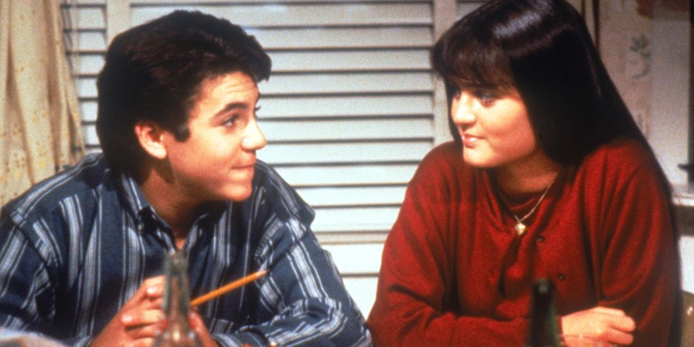 Fred Savage and Dana McKeller in The Wonder Years