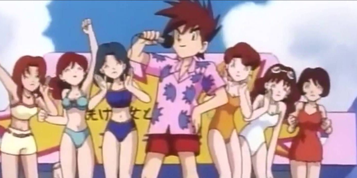 Gary and his Cheerleaders in Pokemon