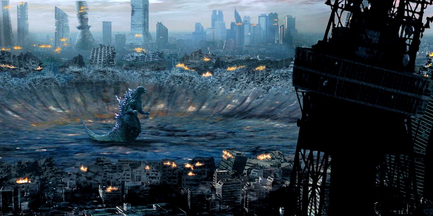Godzilla Final Wars giant crater
