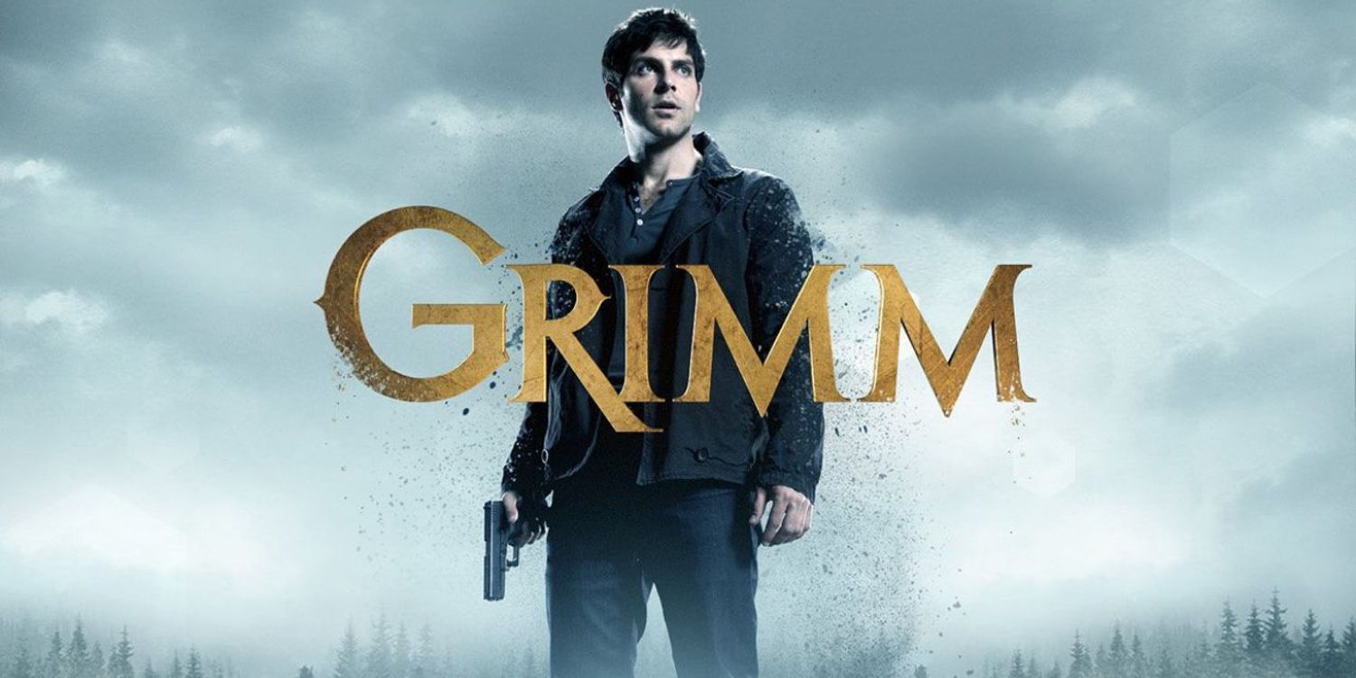 Nick Burkhardt holding a gun on the Grimm poster