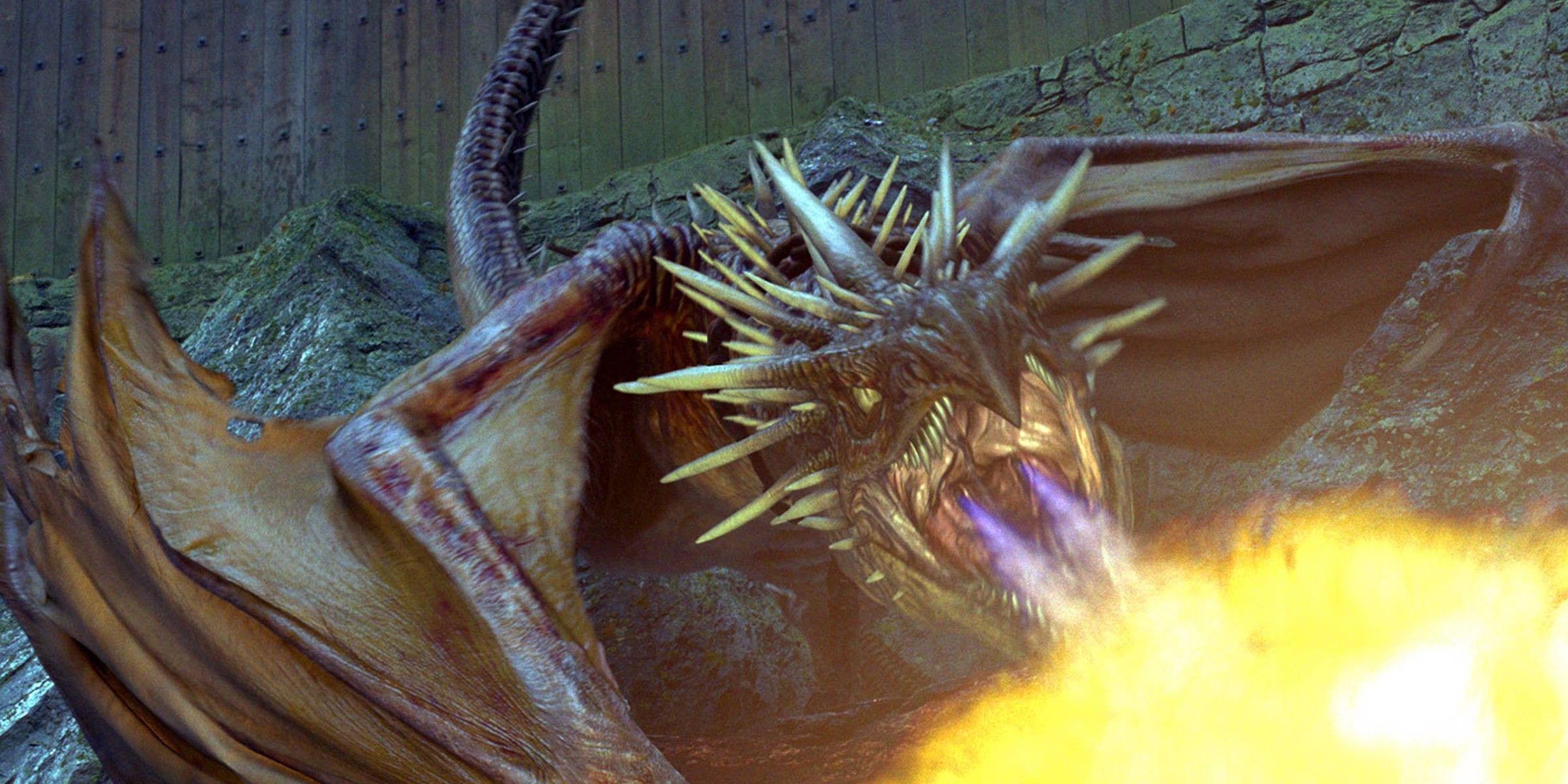 Hungarian Horntail Dragon in Harry Potter and the Goblet of Fire