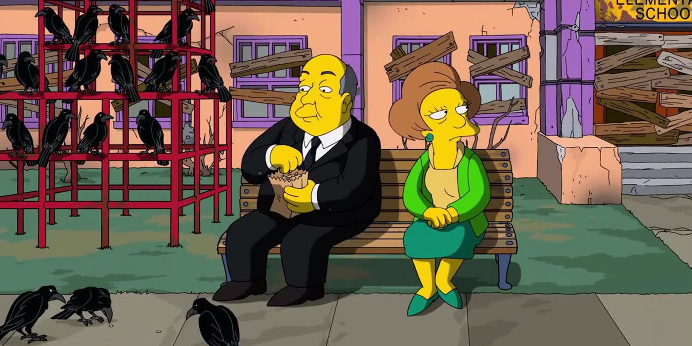 Alfred Hitchcock in The Simpsons