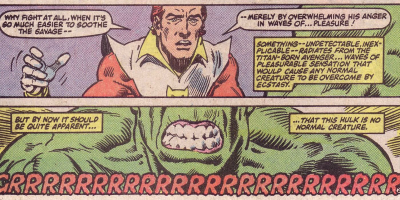 Incredible Hulk vs Starfox Marvel Comics