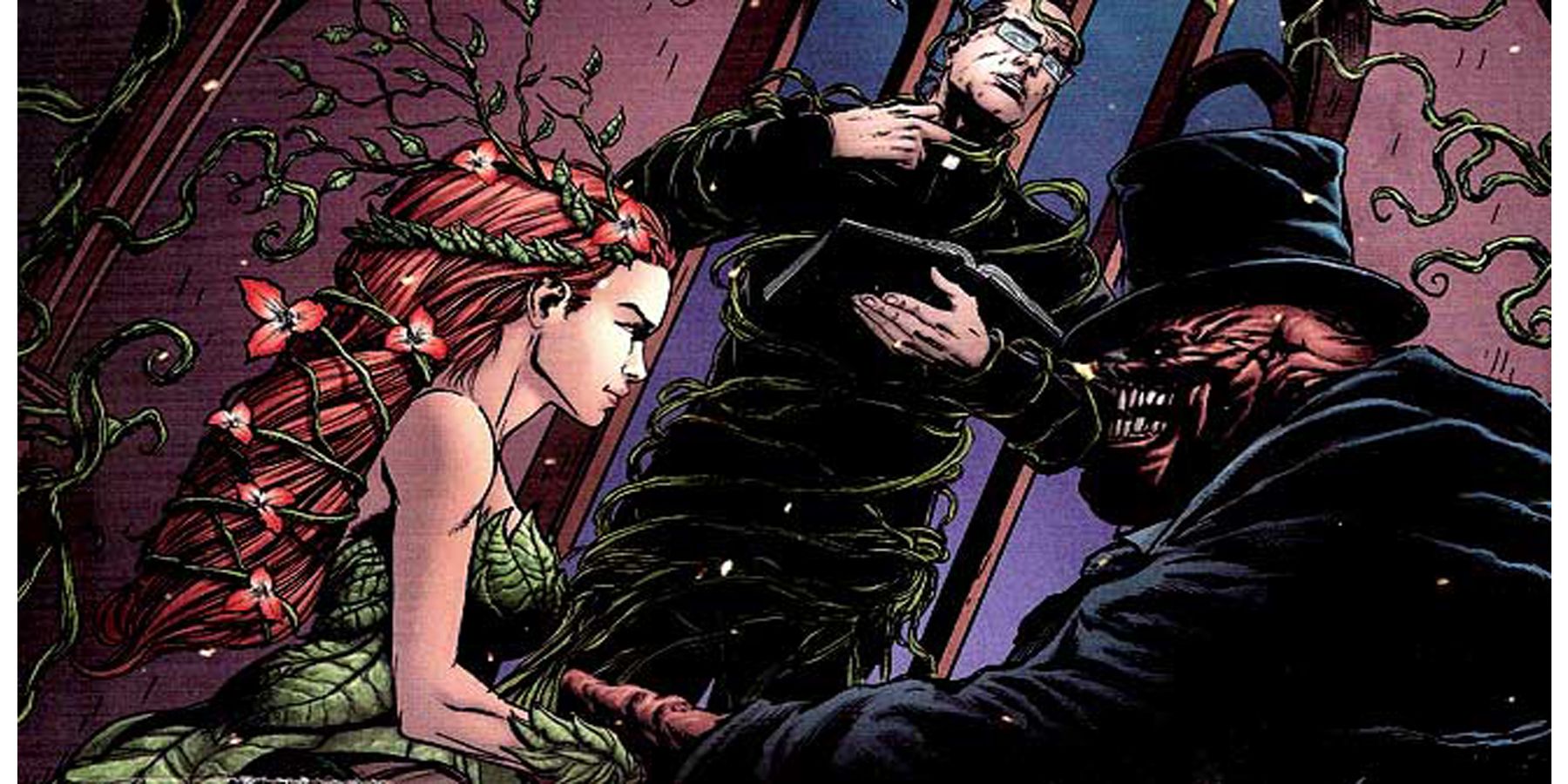 Poison Ivy and Clayface