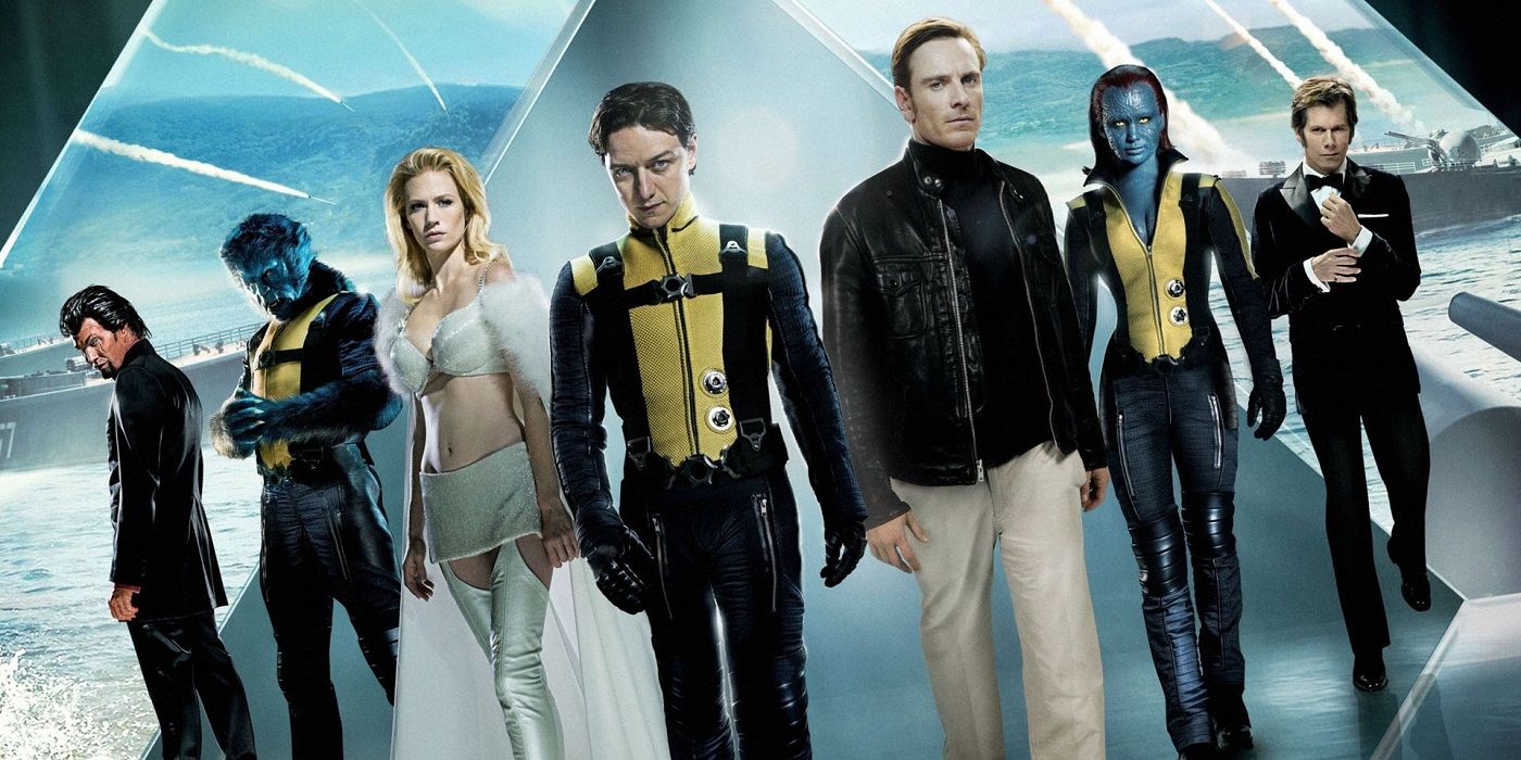 James McAvoy and Michael Fassbender in X-Men First Class