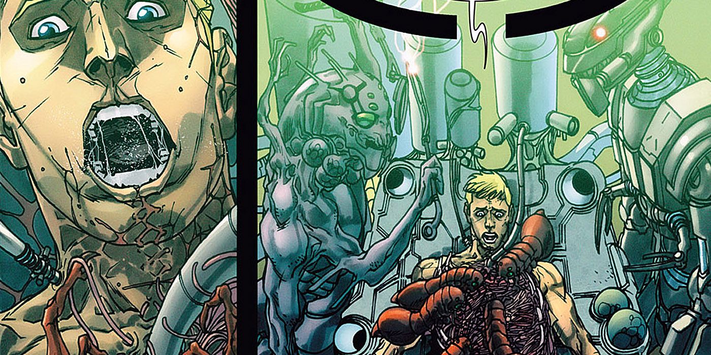 Johnny Storm is revived by Annihilus' worms