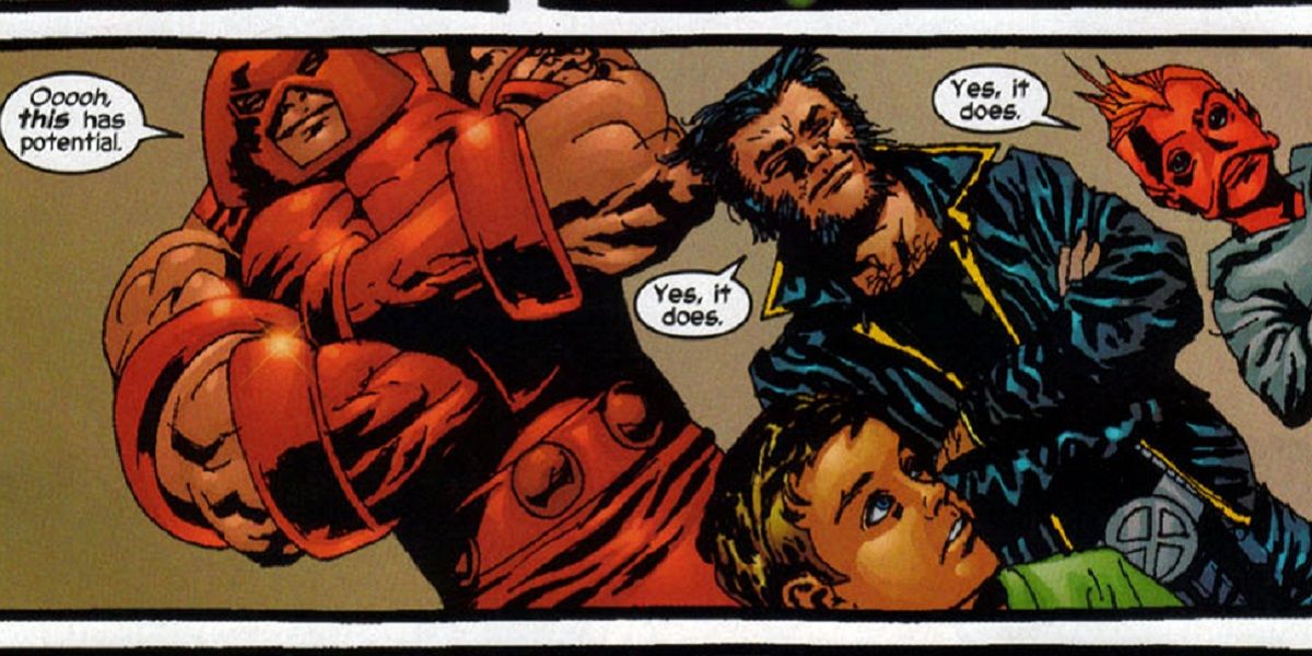Juggernaut Wolverine and Squid Boy