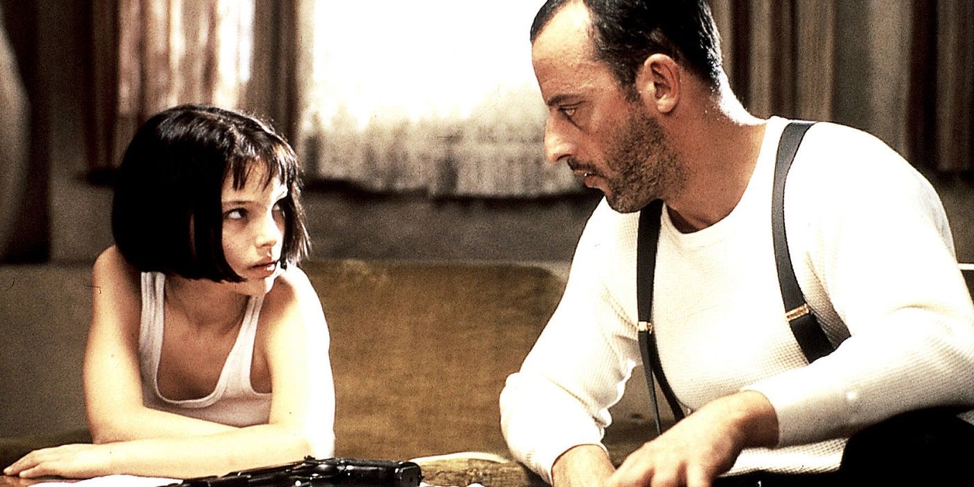 Natalie Portman and Jean Reno in Leon The Professional