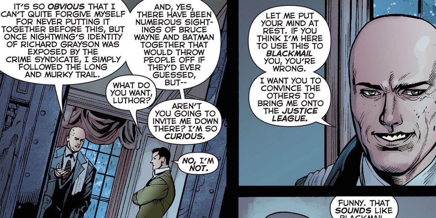 Lex Luthor Knows Bruce Wayne is Batman