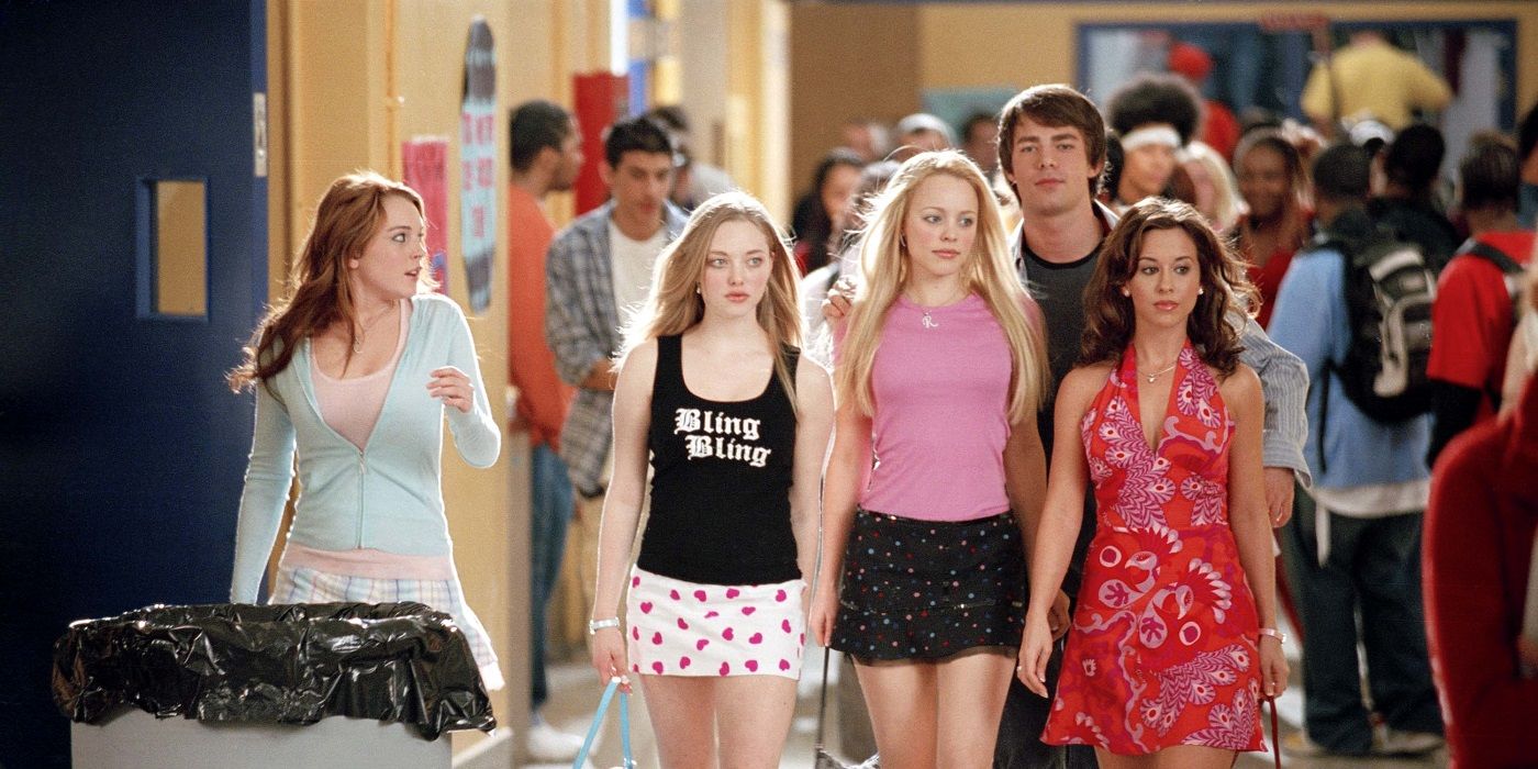 The plastics walking down the hall in Mean Girls