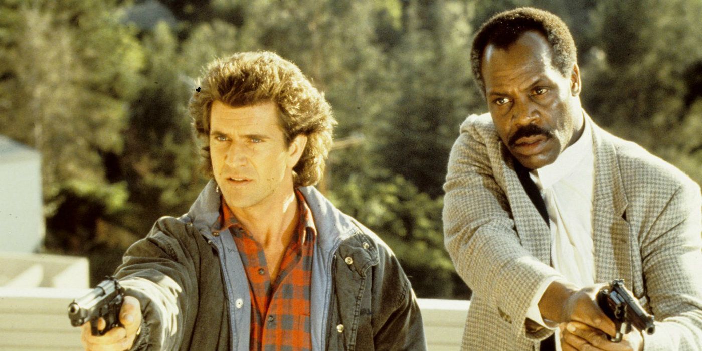 Mel Gibson and Danny Glover in Lethal Weapon 2