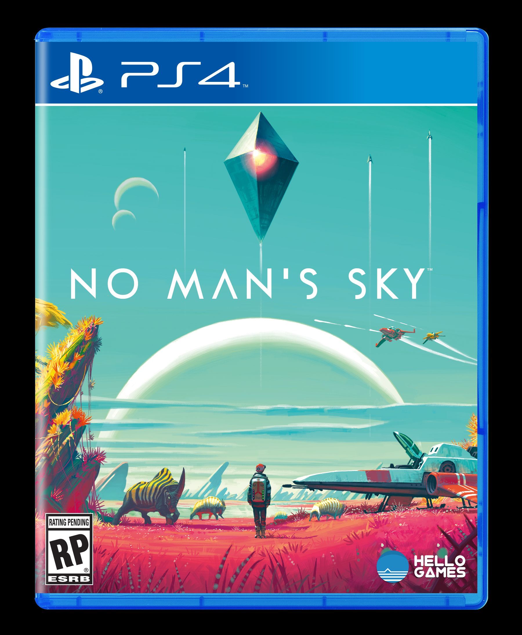No Man's Sky PS4 Box Cover Art