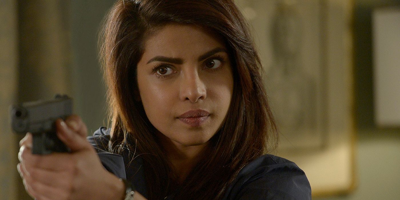 Priyanka Chopra draws her gun as Alex in Quantico