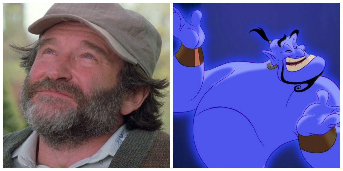 Robin Williams as the Genie in Aladdin