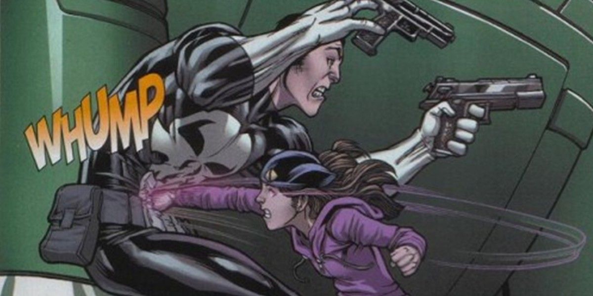 Runaways' Molly Hayes punches The Punisher