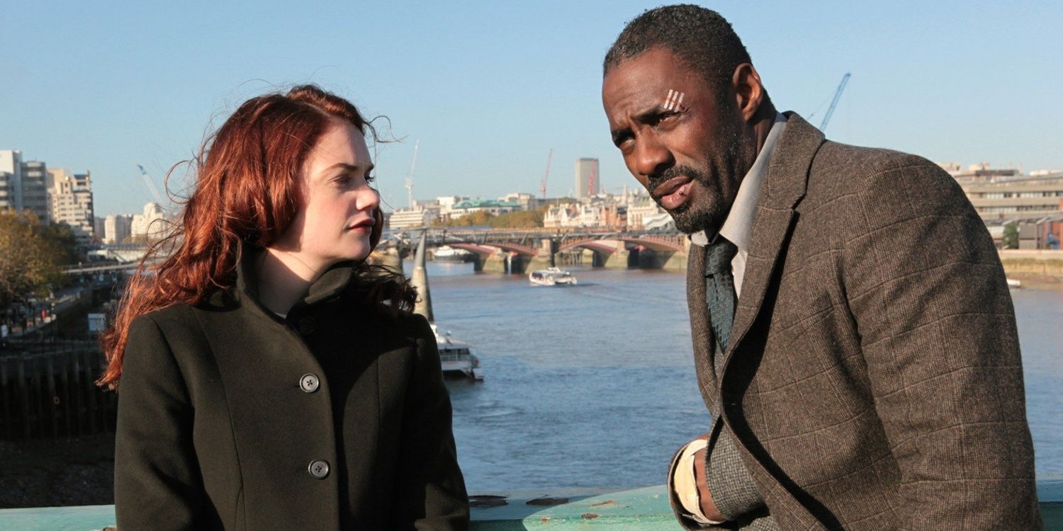 Ruth Wilson and Idris Elba in Luther