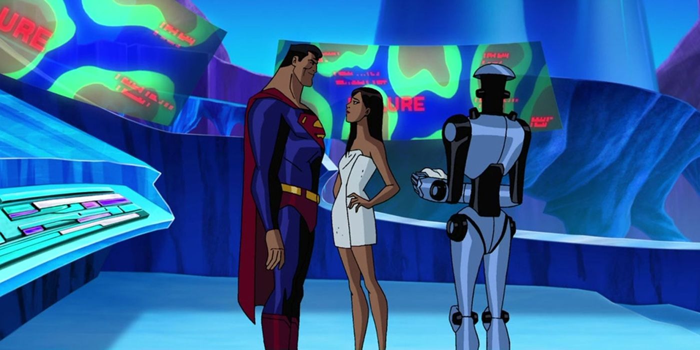 Robot Butler in Superman's Fortress of Solitude