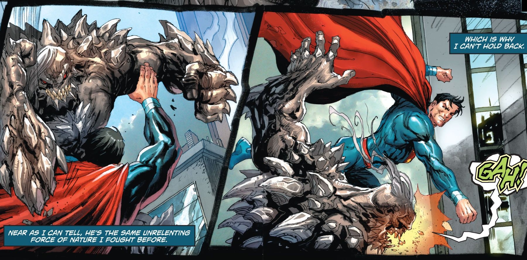 Superman Rebirth Doomsday Battle
