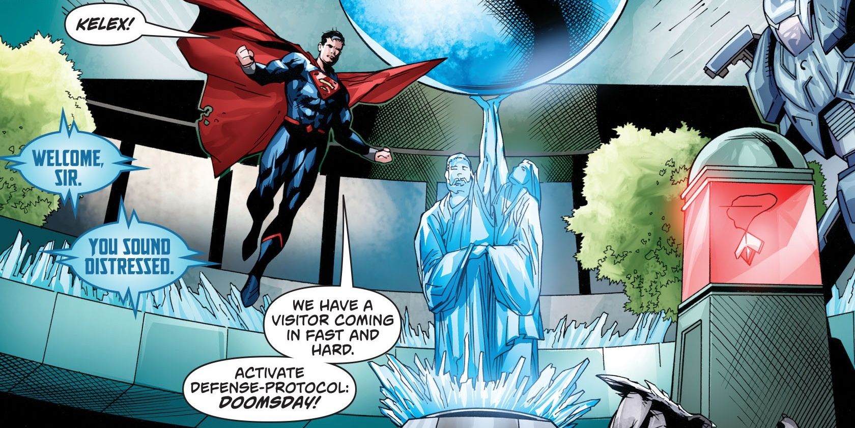 Superman Rebirth Doomsday Fortress