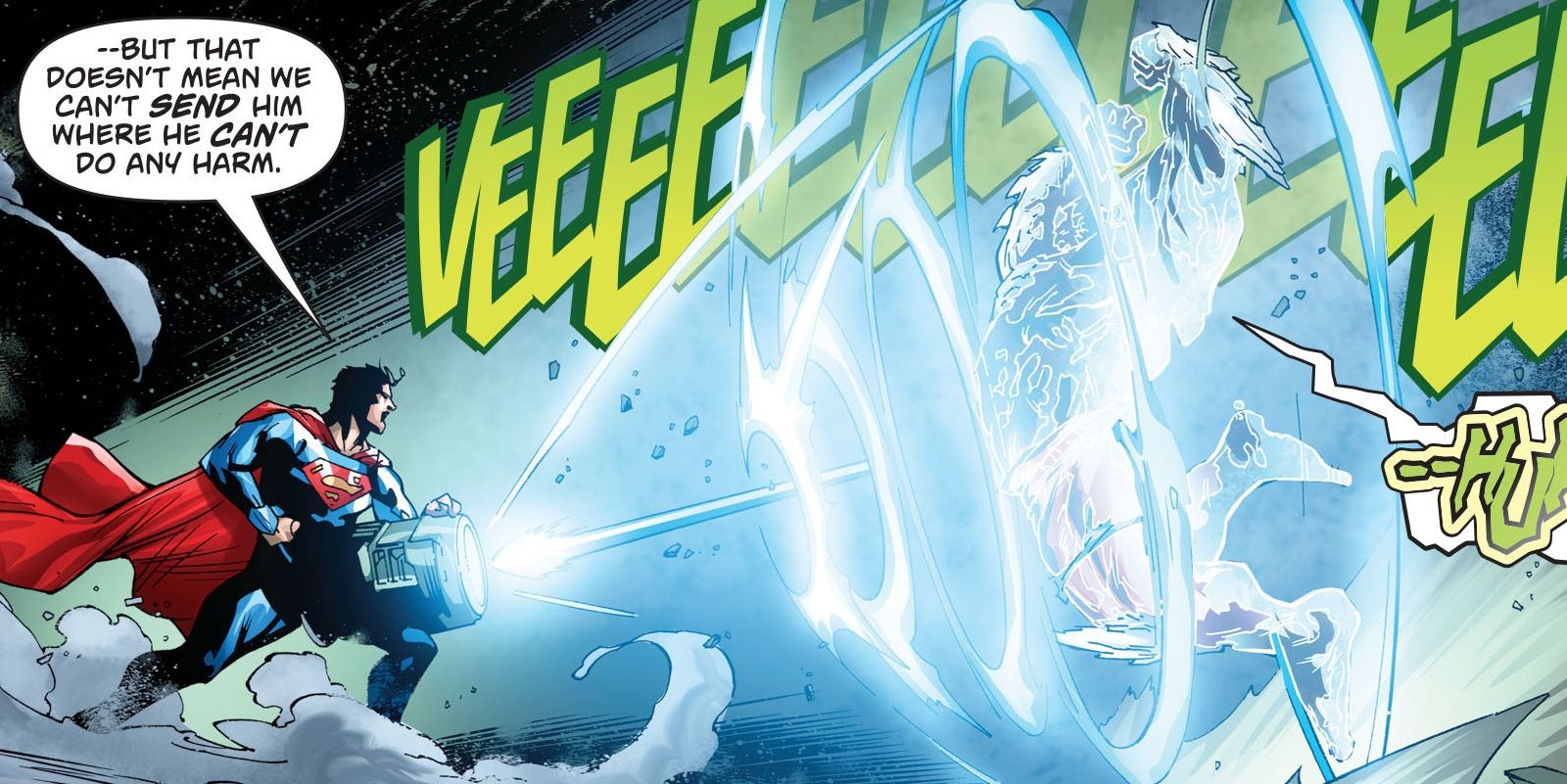 Superman sends Doomsday to the Phantom Zone in a Rebirth storyline