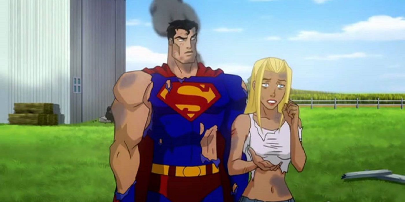 Superman and Kara in Superman Batman Apocalypse